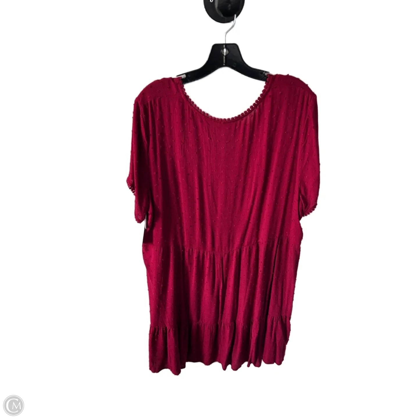 Dress Casual Short By Knox Rose In Red, Size: Xl