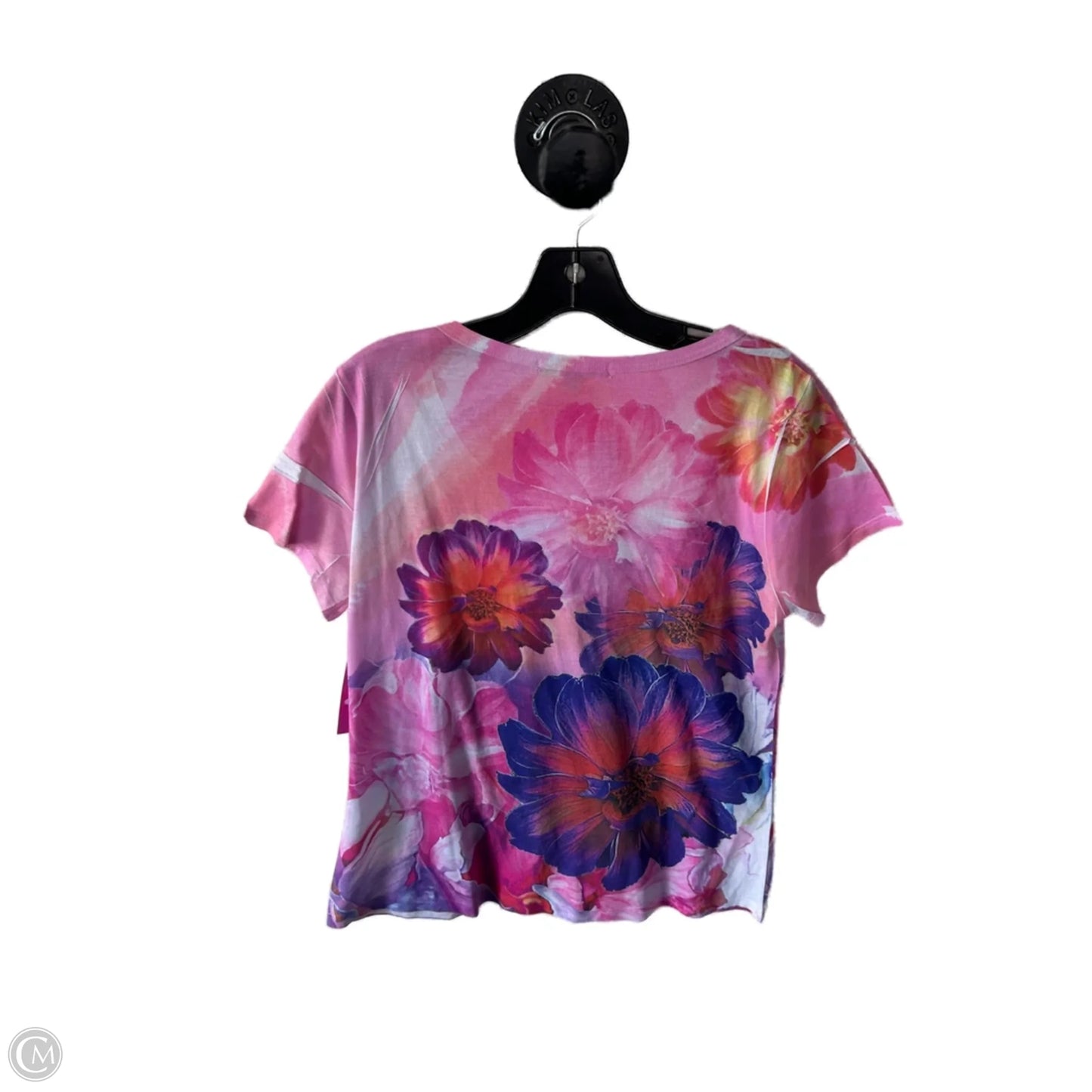 Top Short Sleeve By Suzie In The City In Pink & Purple, Size: M