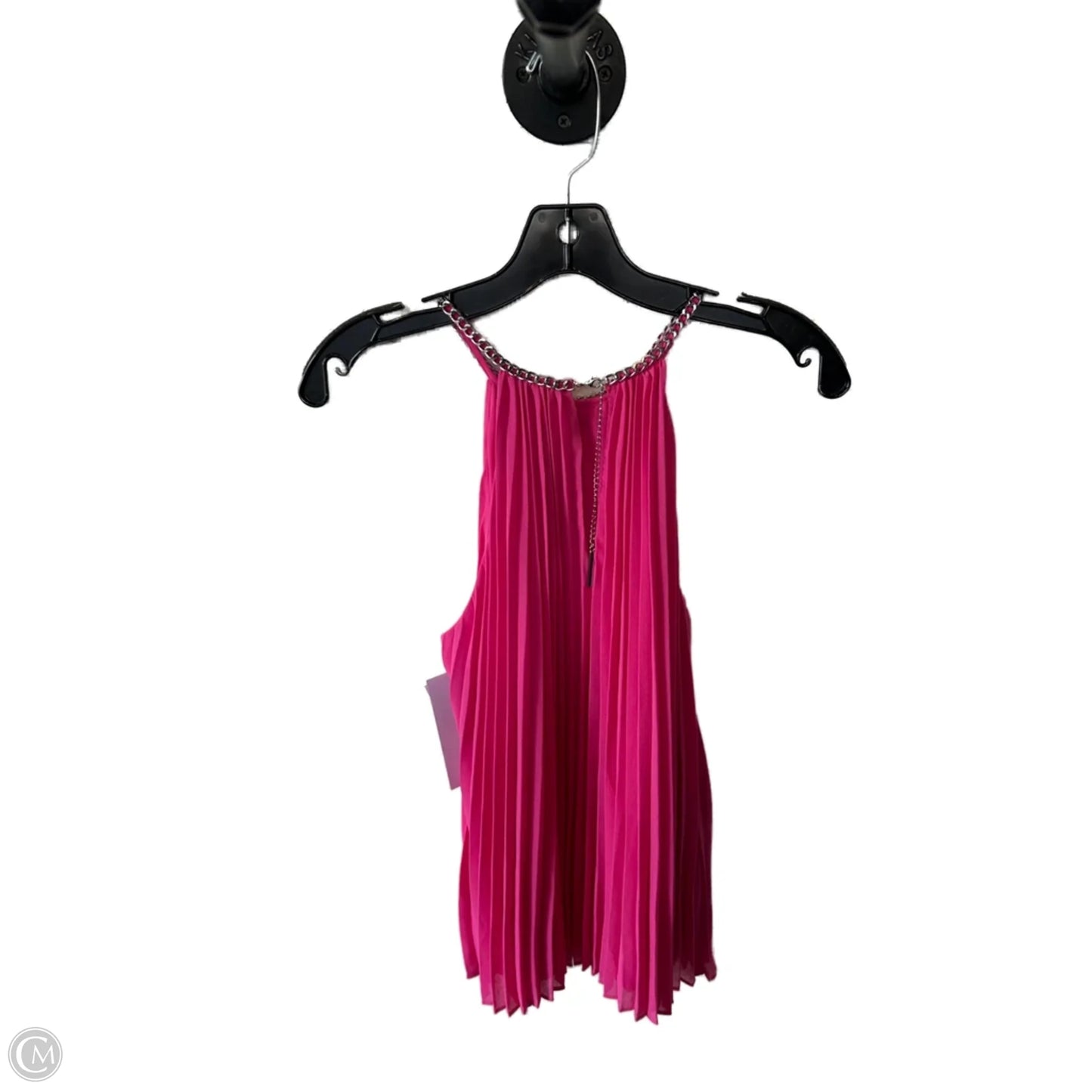 Top Sleeveless By Michael By Michael Kors In Pink & Silver, Size: M