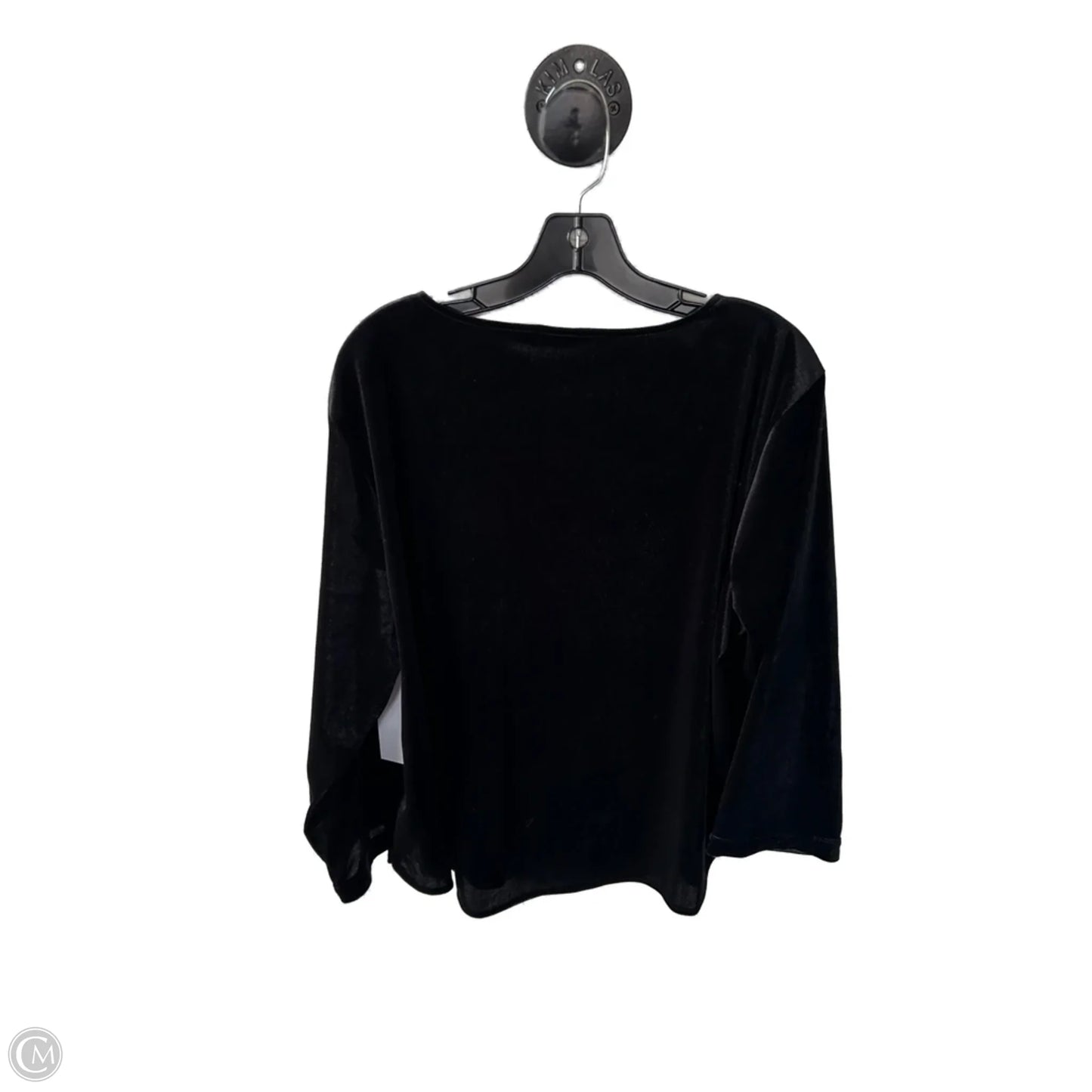 Top Long Sleeve By Gap In Black, Size: Xxl