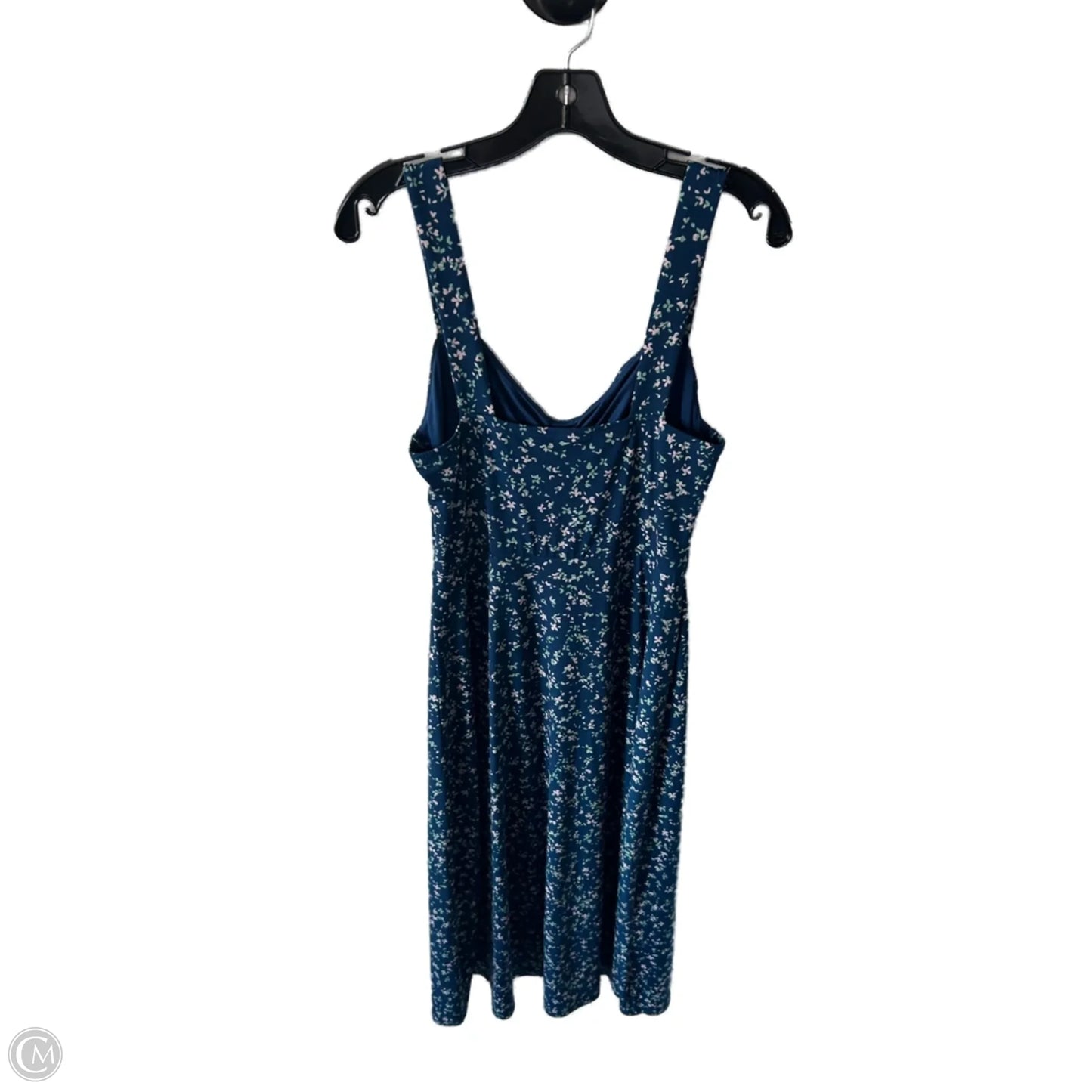 Dress Casual Midi By 41 Hawthorn In Blue & Pink, Size: L