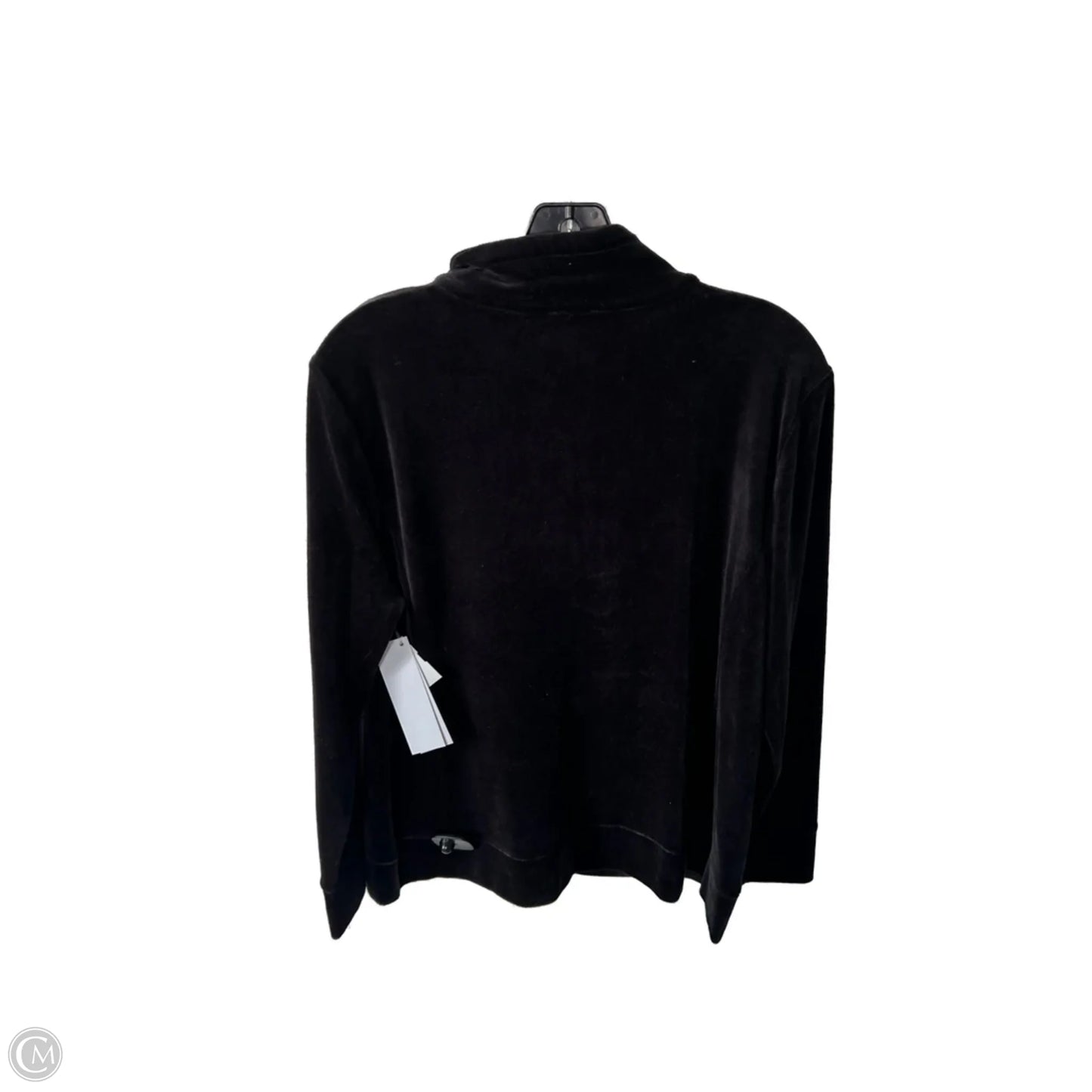 Sweatshirt Collar By Talbots In Black, Size: Lp