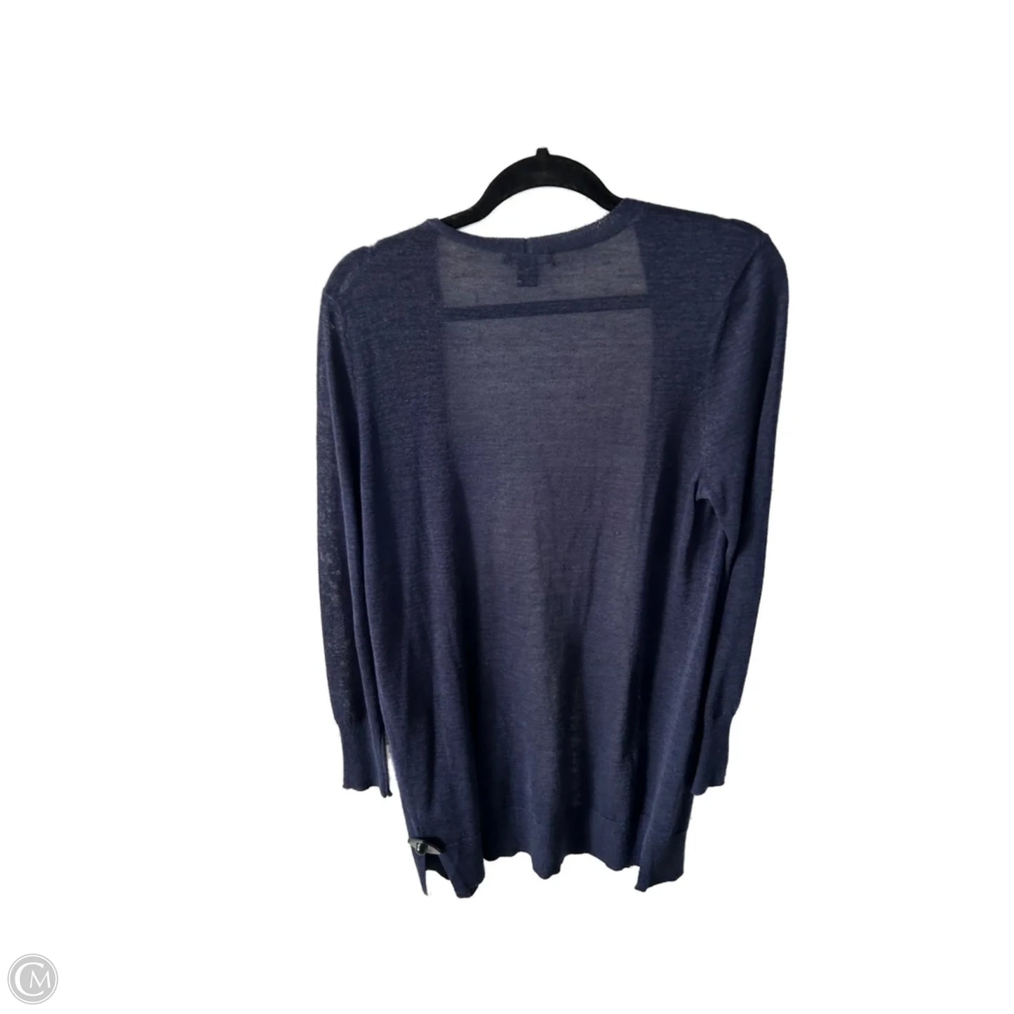Sweater Cardigan By Halogen In Blue, Size: M