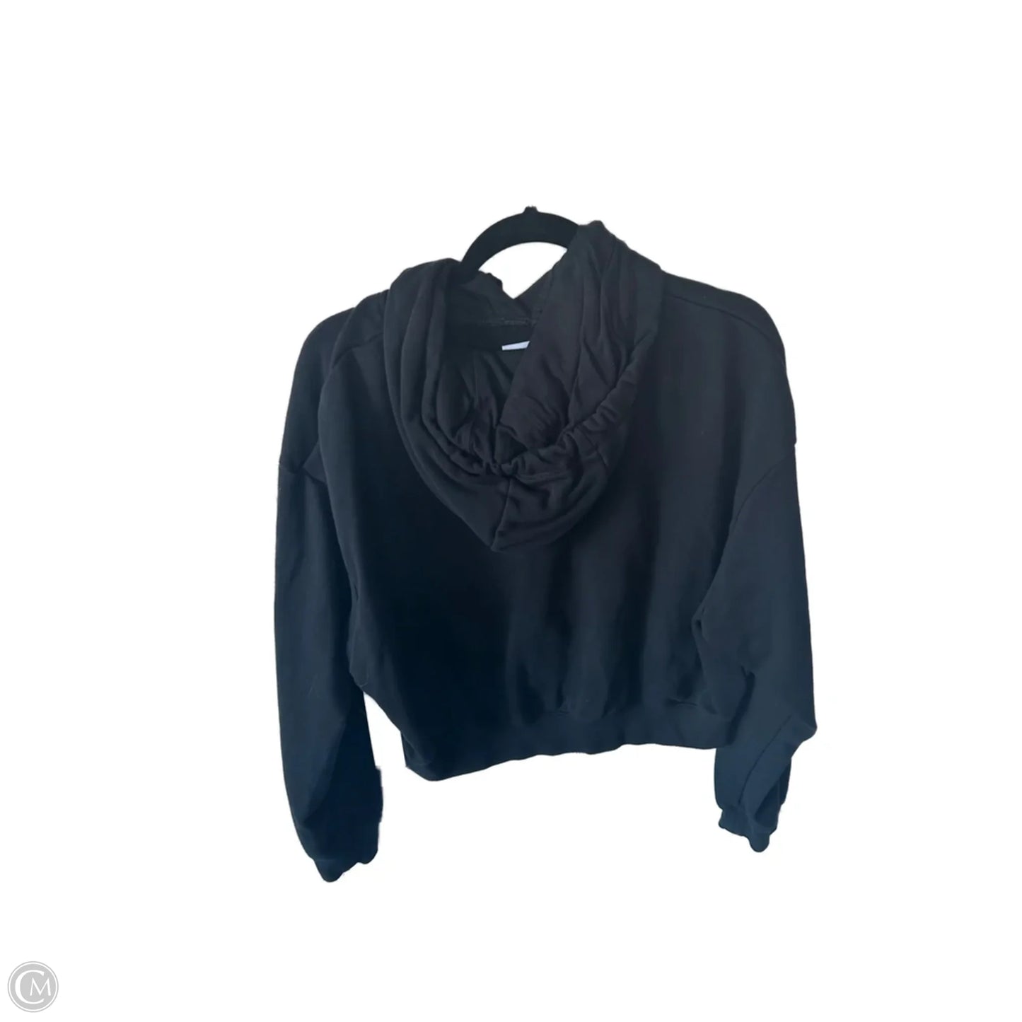 Athletic Sweatshirt Hoodie By Nike In Black, Size: L