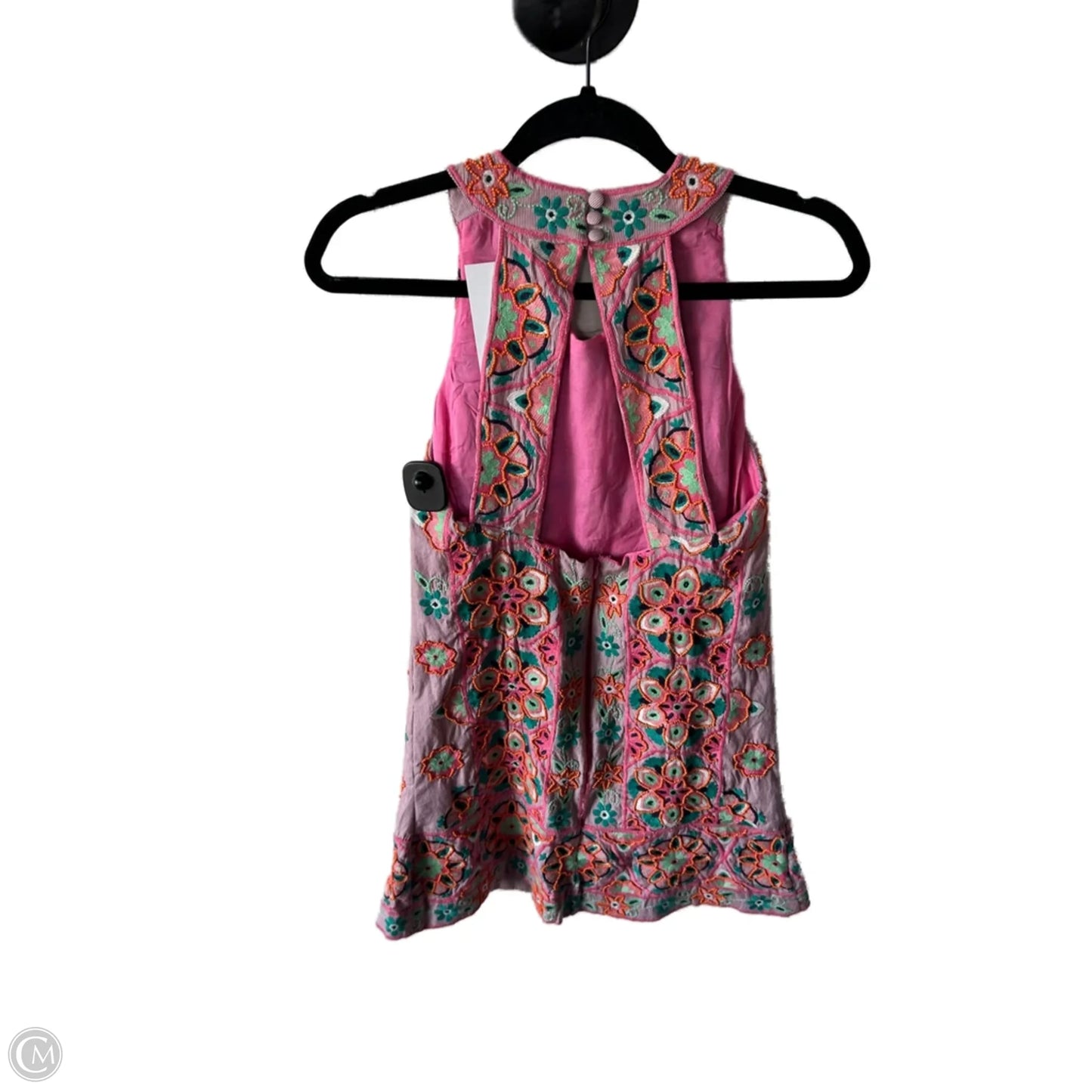Dress Casual Short By Anthropologie In Orange & Pink, Size: Xs