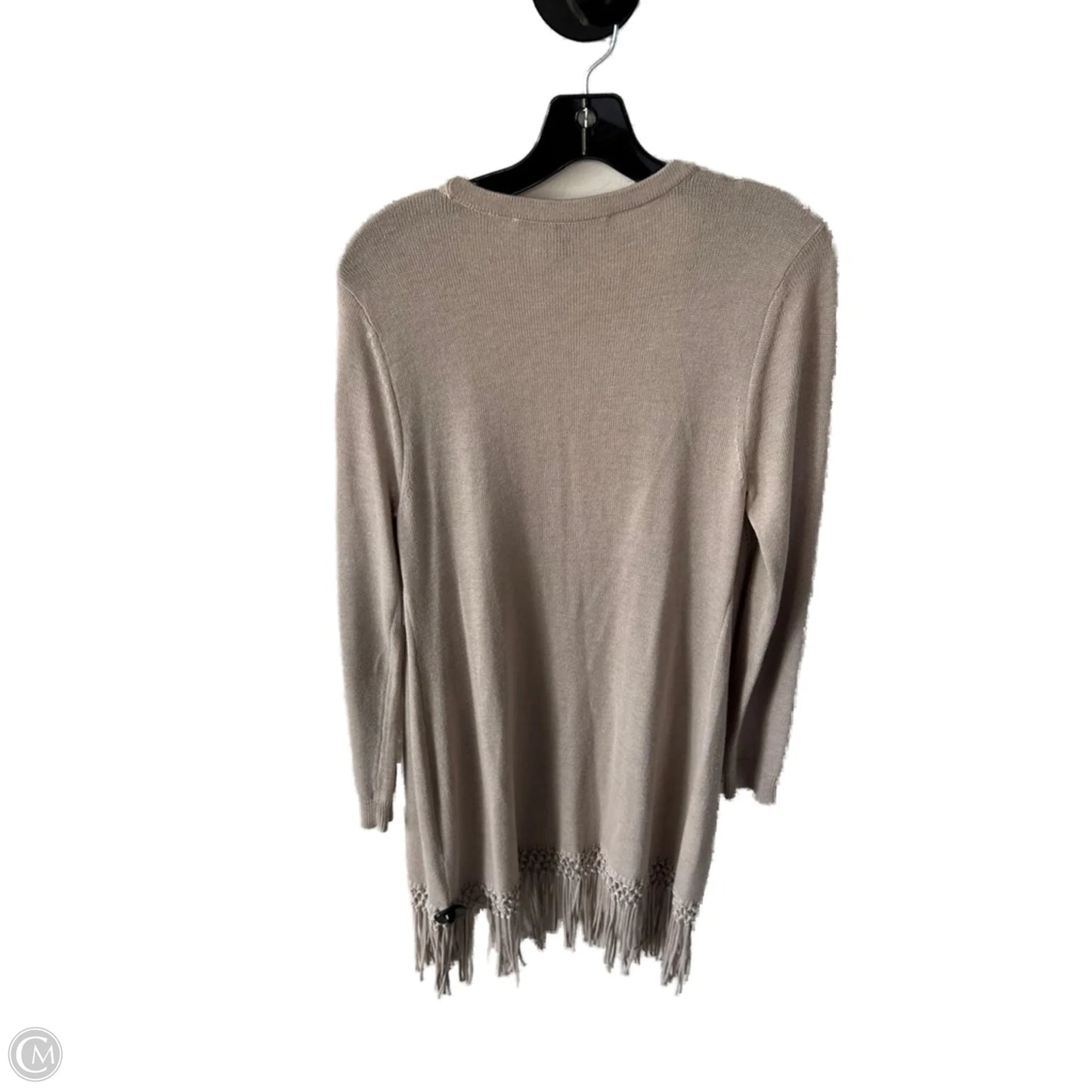 Sweater Cardigan By White House Black Market In Tan, Size: M