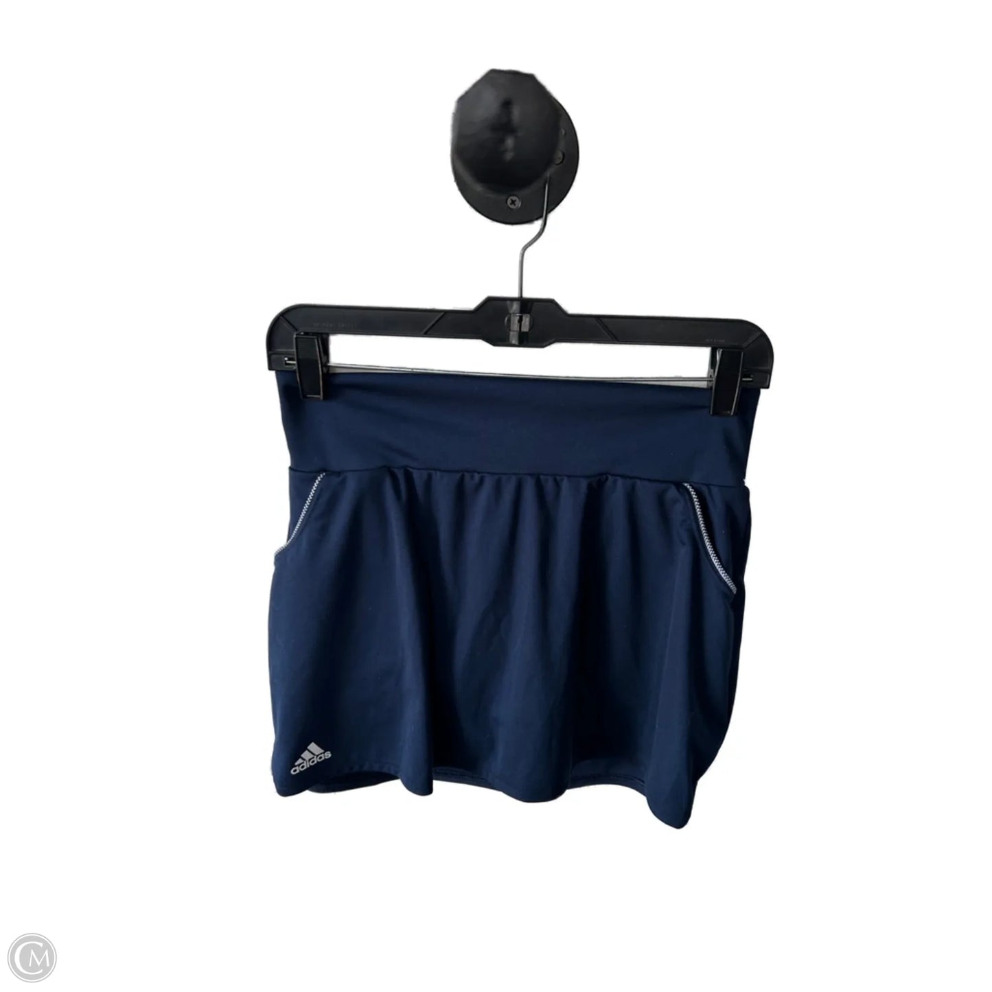 Athletic Skort By Adidas In Blue, Size: 4