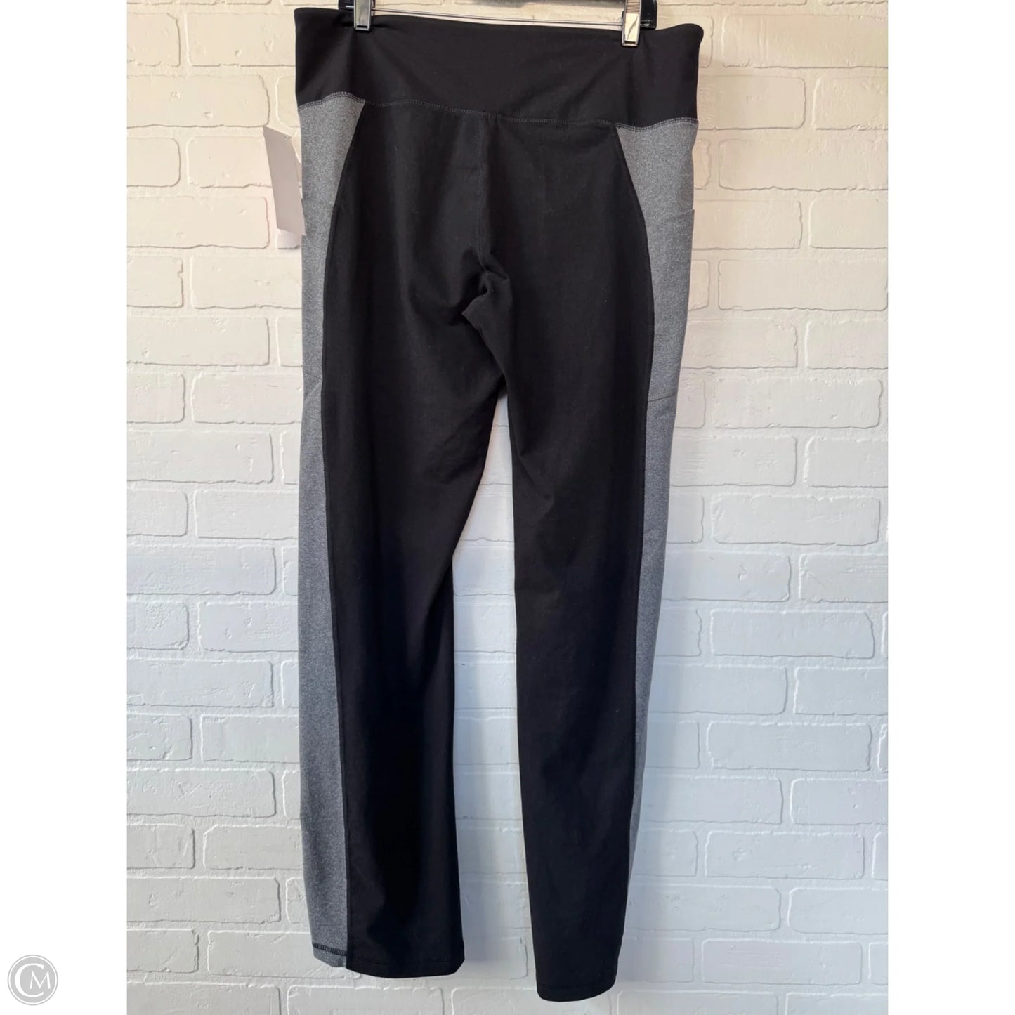 Athletic Pants By Balance Collection In Black & Grey, Size: 16