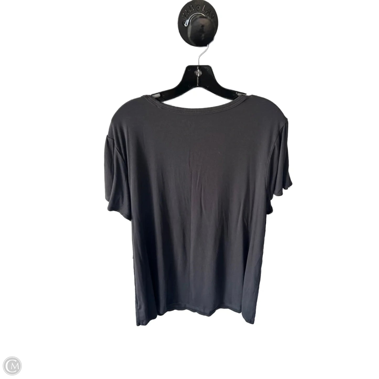 Top Short Sleeve Basic By Maurices In Grey, Size: Xxl