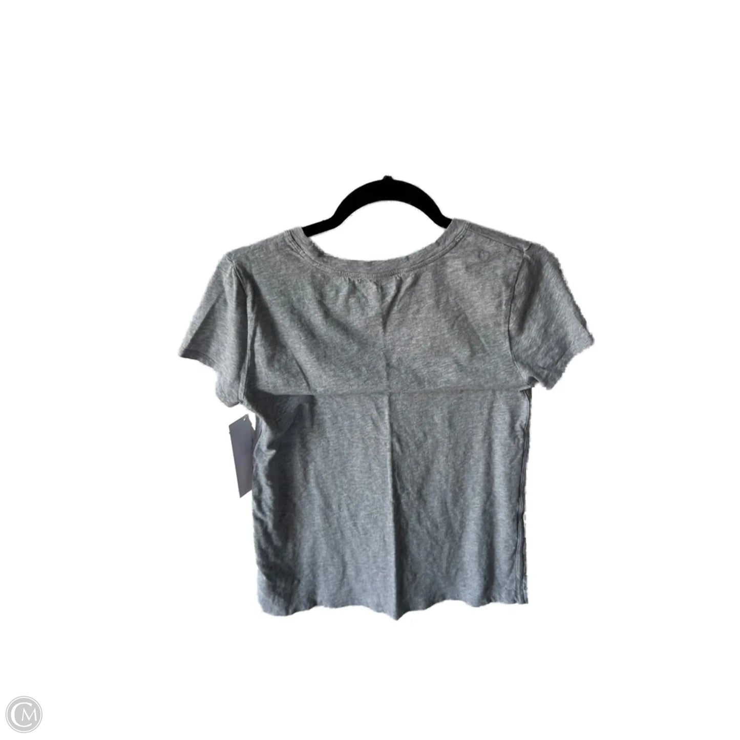 Athletic Top Short Sleeve By Athleta In Grey, Size: S