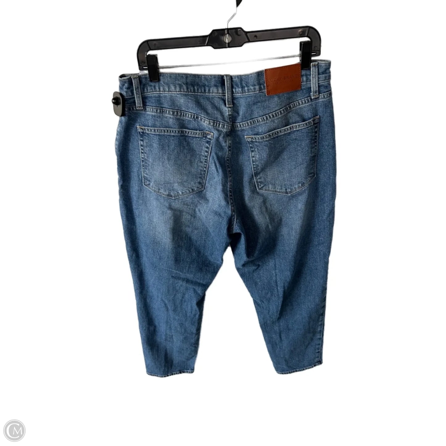 Jeans Boyfriend By Lucky Brand In Blue Denim, Size: 12