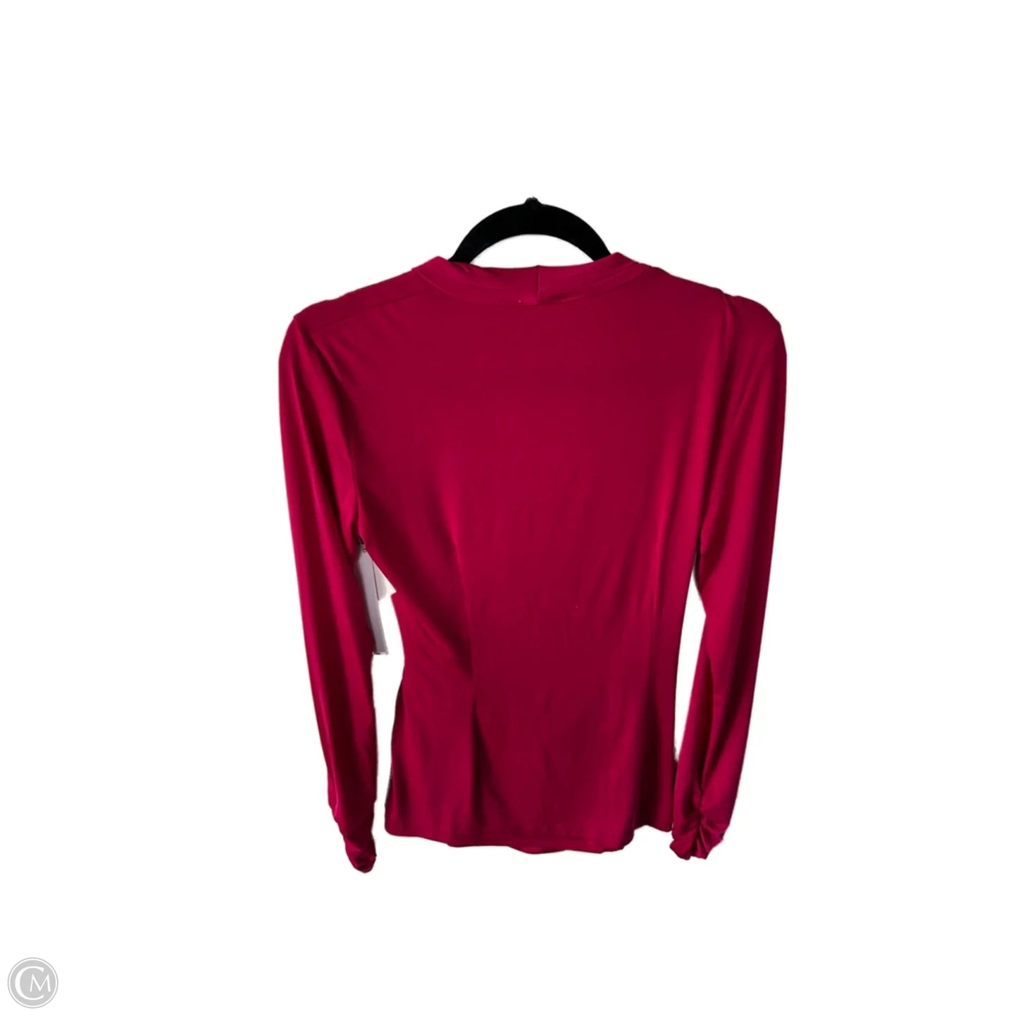 Top Long Sleeve By Cache In Pink, Size: M