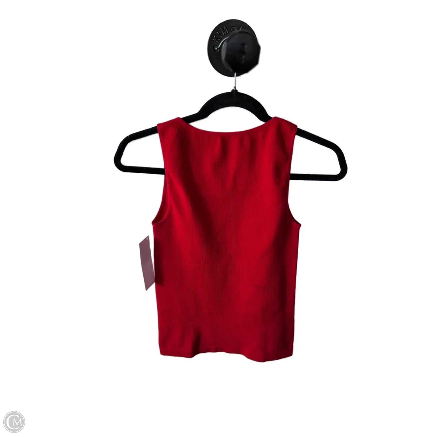 Top Sleeveless Basic By Clothes Mentor In Red, Size: Osfm
