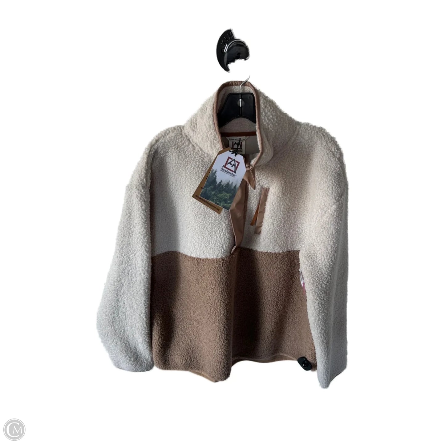 Jacket Fleece By Avalanche In Brown, Size: L