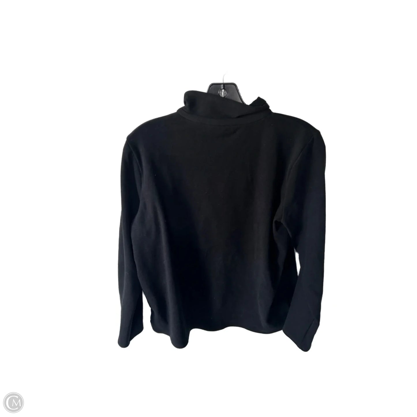 Sweatshirt Collar By Alfani In Black, Size: M