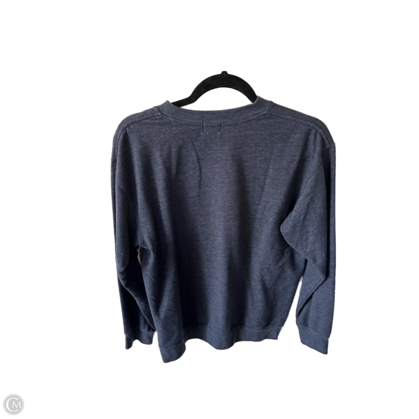 Sweatshirt Crewneck By Cmc In Blue & White, Size: M