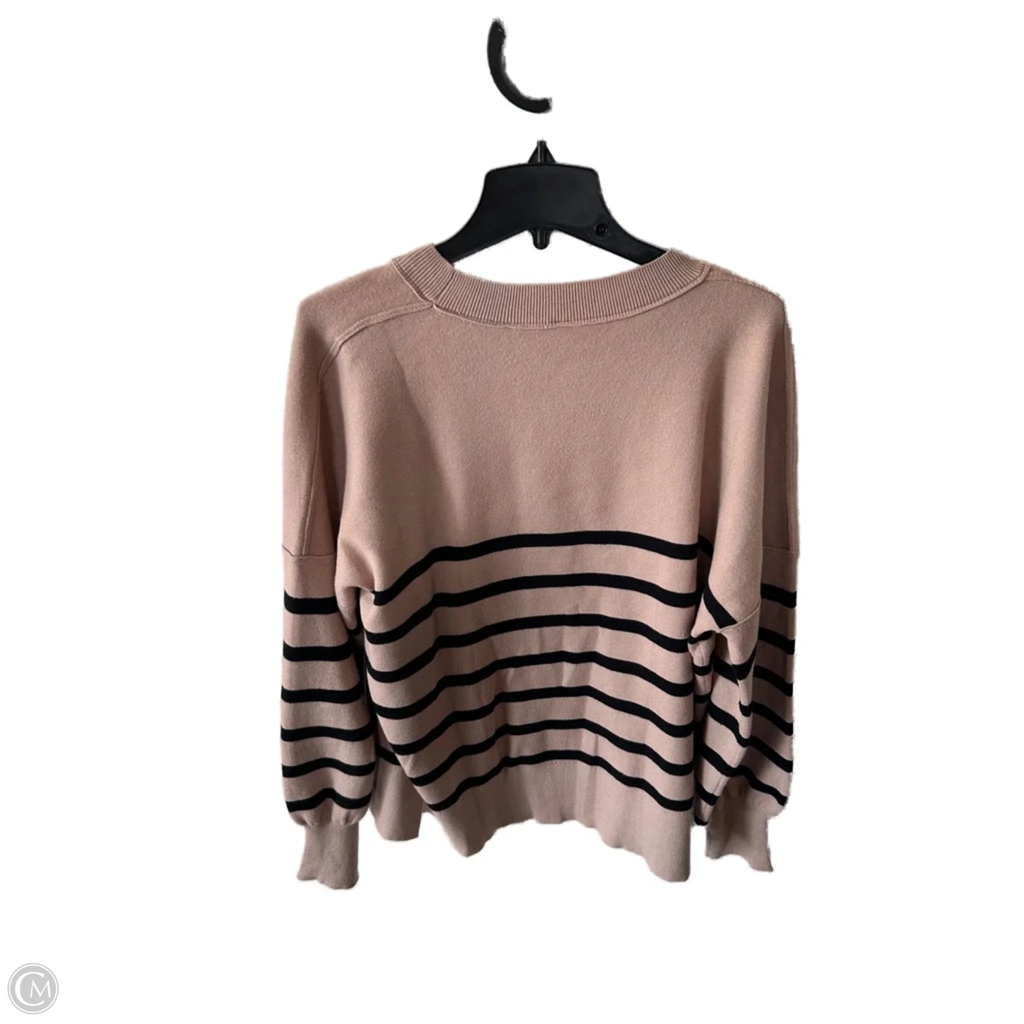 Sweater By Clothes Mentor In Black & Tan, Size: Xl