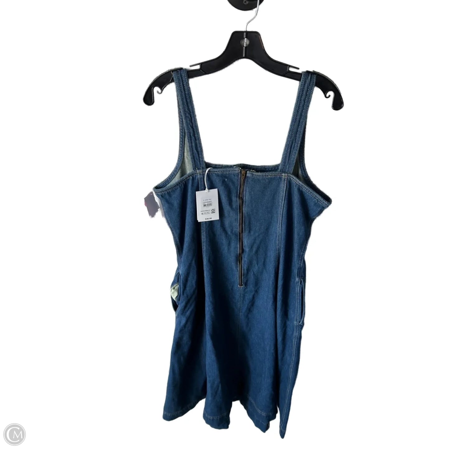 Dress Casual Midi By Free Assembly In Blue Denim, Size: L