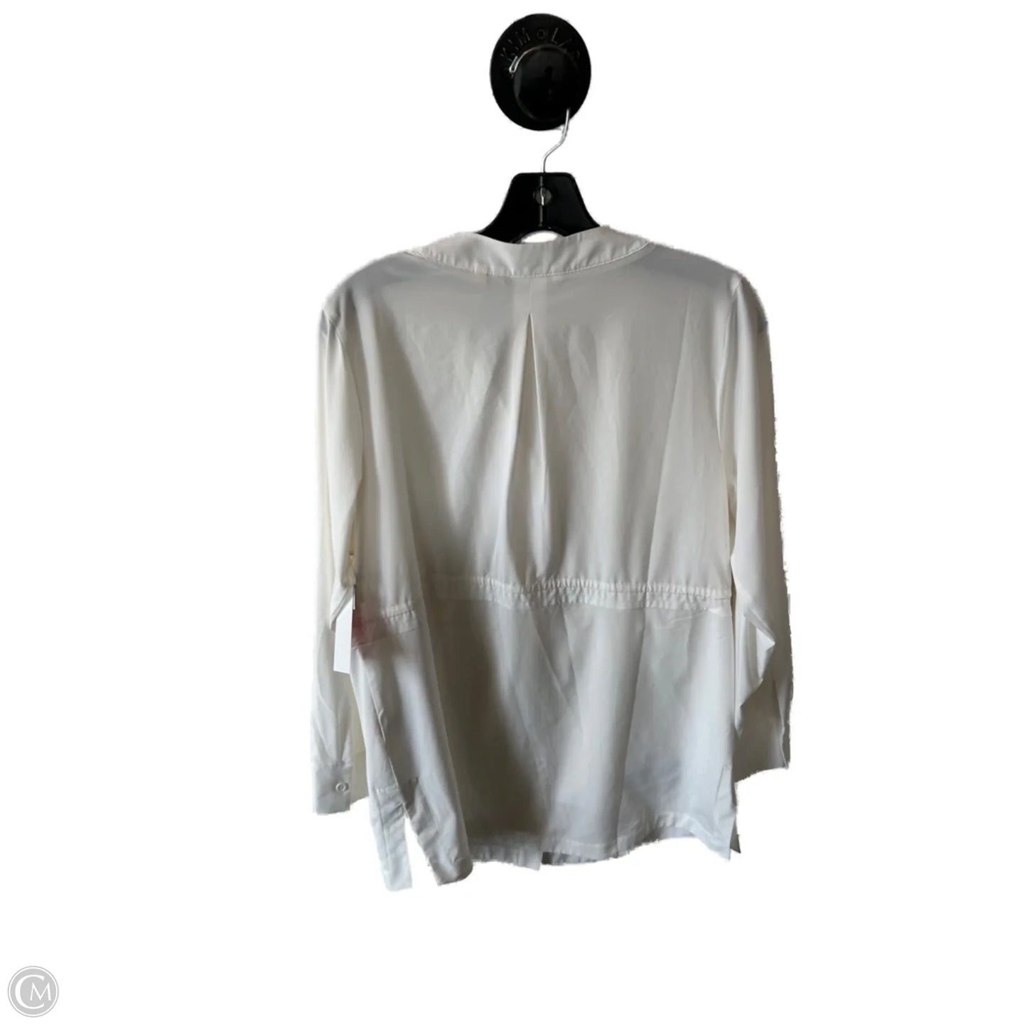 Top Long Sleeve By Soft Surroundings In White, Size: M