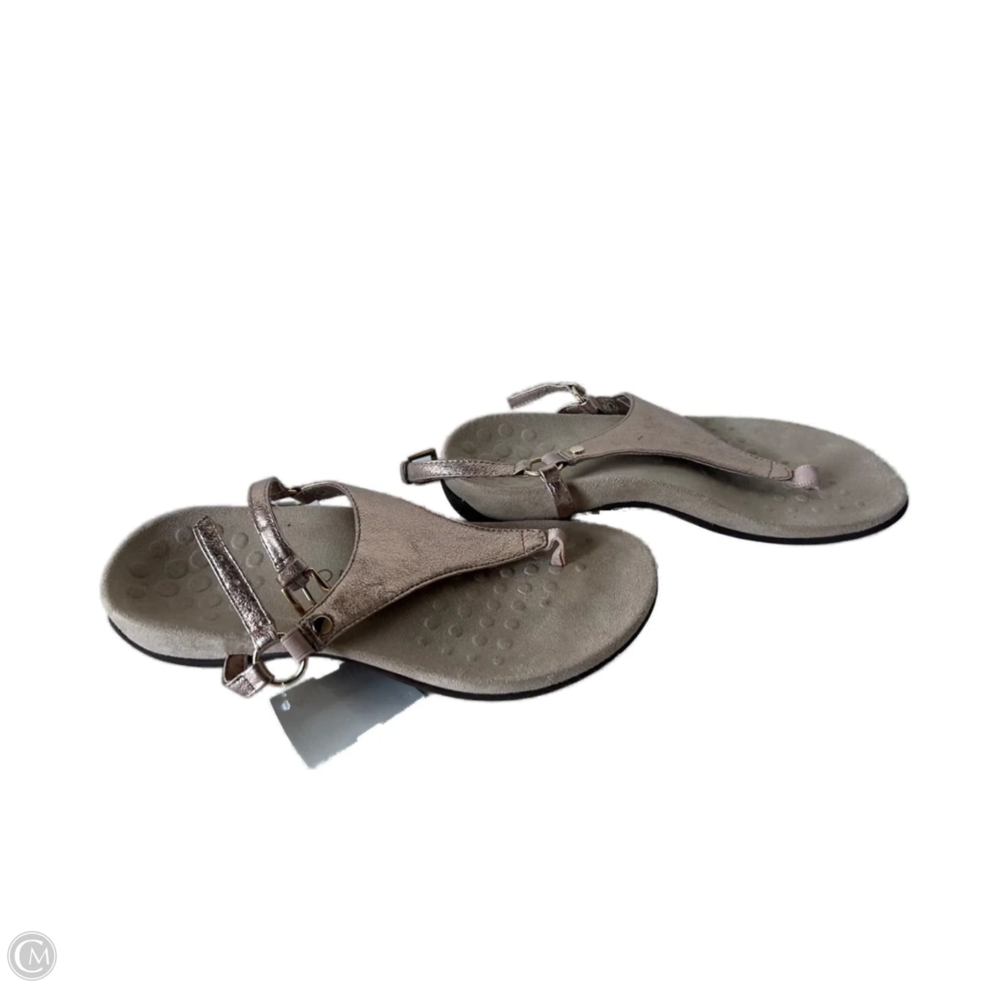 Sandals Flats By Vionic In Rose Gold, Size: 7