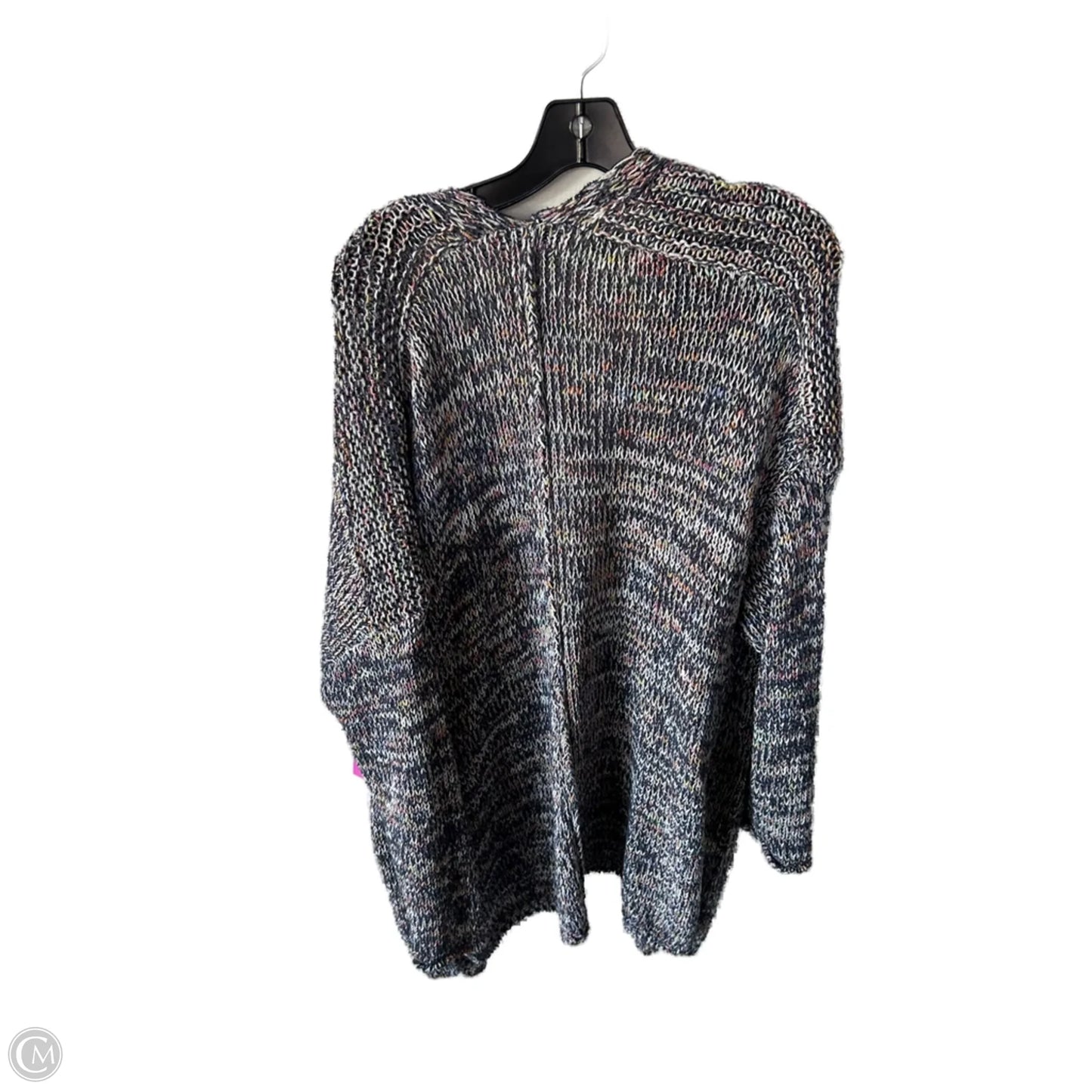 Sweater Cardigan By Caslon In Blue & Orange, Size: Xxl