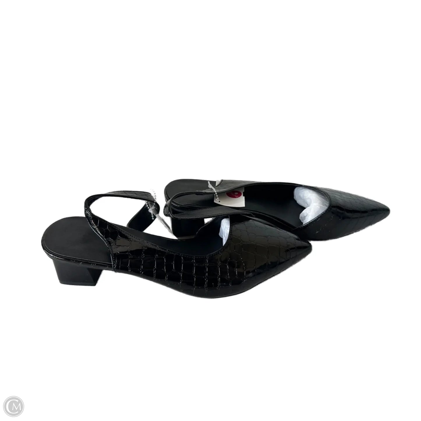 Shoes Heels Kitten By Clothes Mentor In Black, Size: 11.5