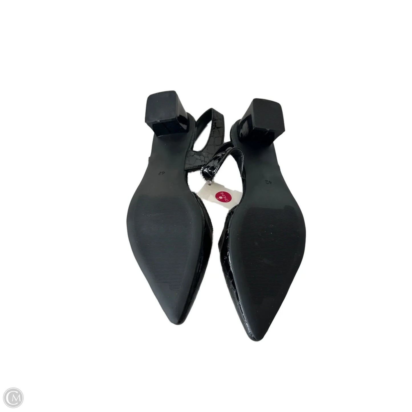 Shoes Heels Kitten By Clothes Mentor In Black, Size: 11.5