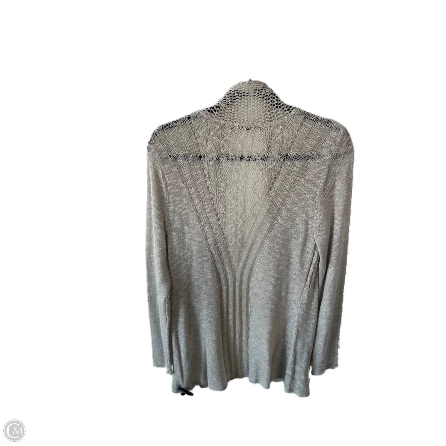 Sweater Cardigan By Belldini In Tan, Size: M