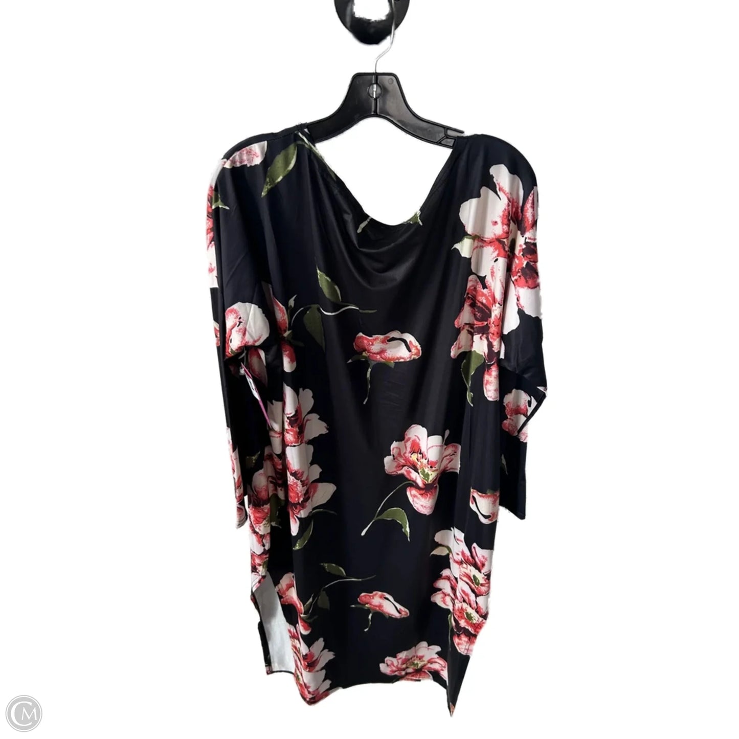 Dress Casual Maxi By Cme In Black & Pink, Size: L