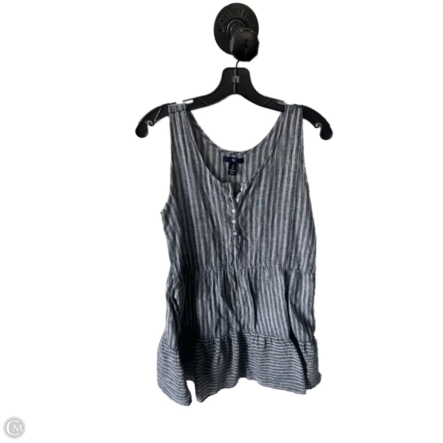 Dress Casual Short By Gap In Grey & White, Size: S