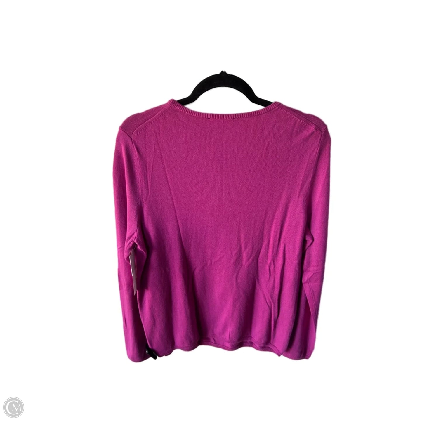 Sweater By Ann Taylor In Pink, Size: L