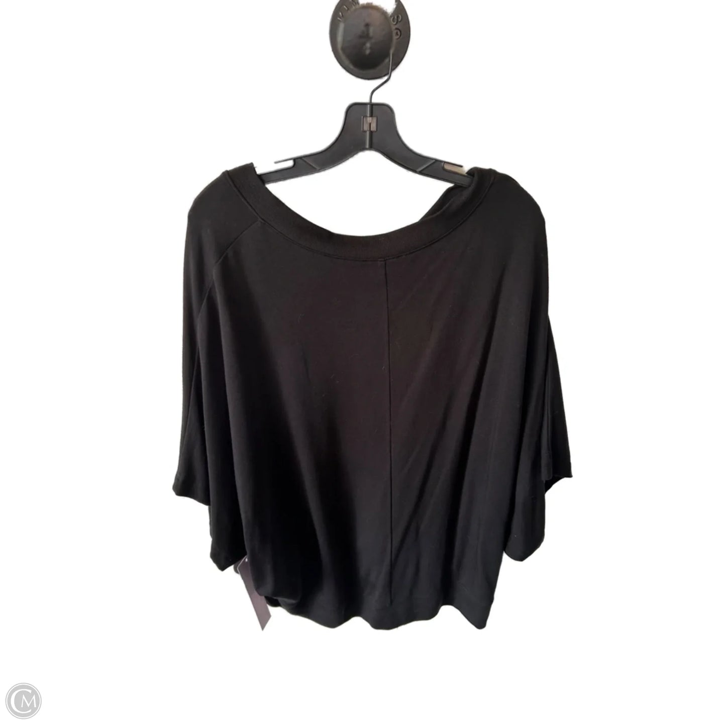 Top Short Sleeve Basic By Loft In Black, Size: L