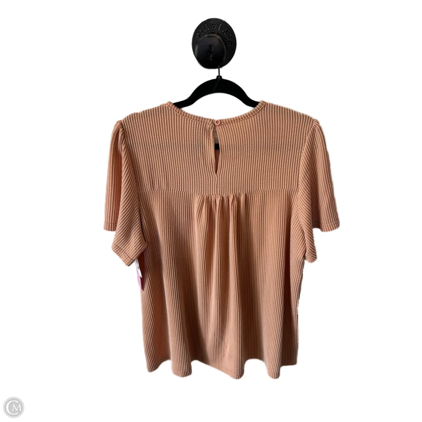 Top Short Sleeve By Clothes Mentor In Orange, Size: Xl