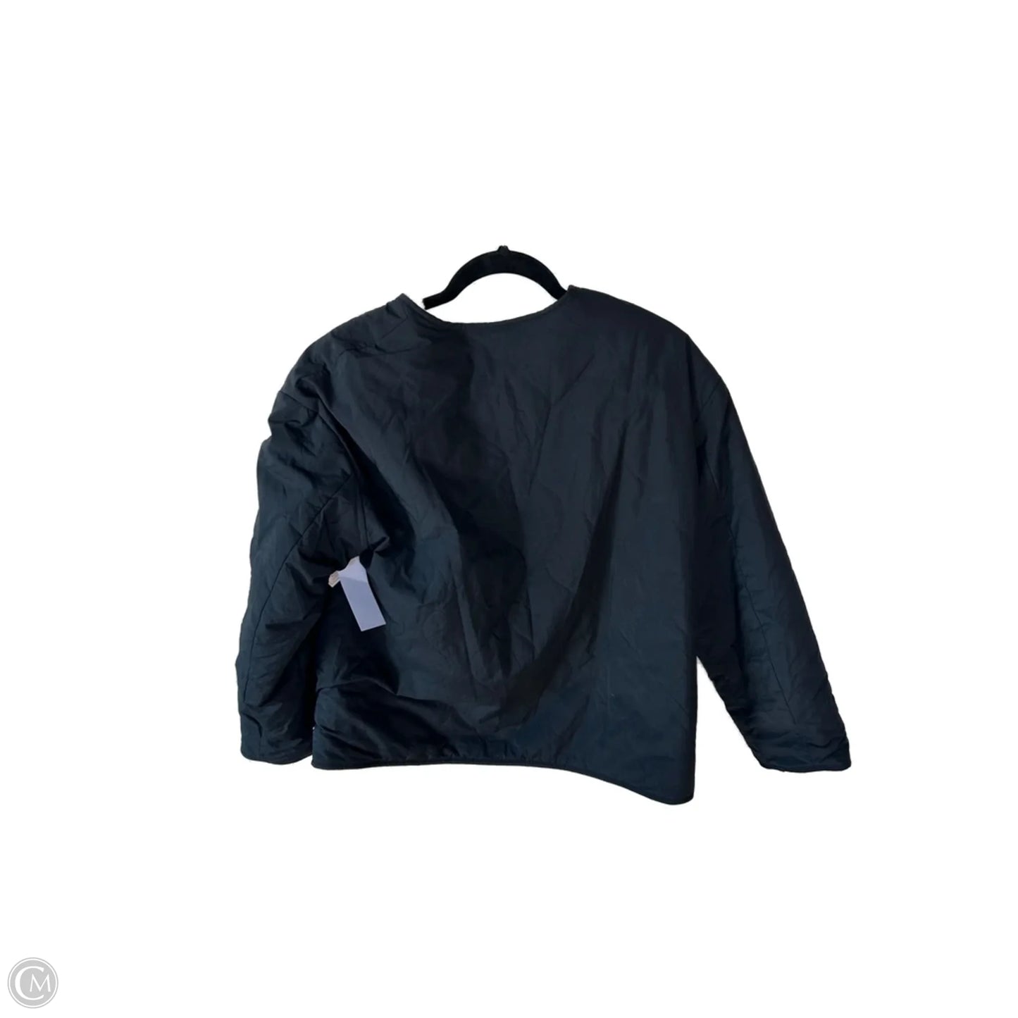 Jacket Faux Fur & Sherpa By Uniqlo In Black & White, Size: S