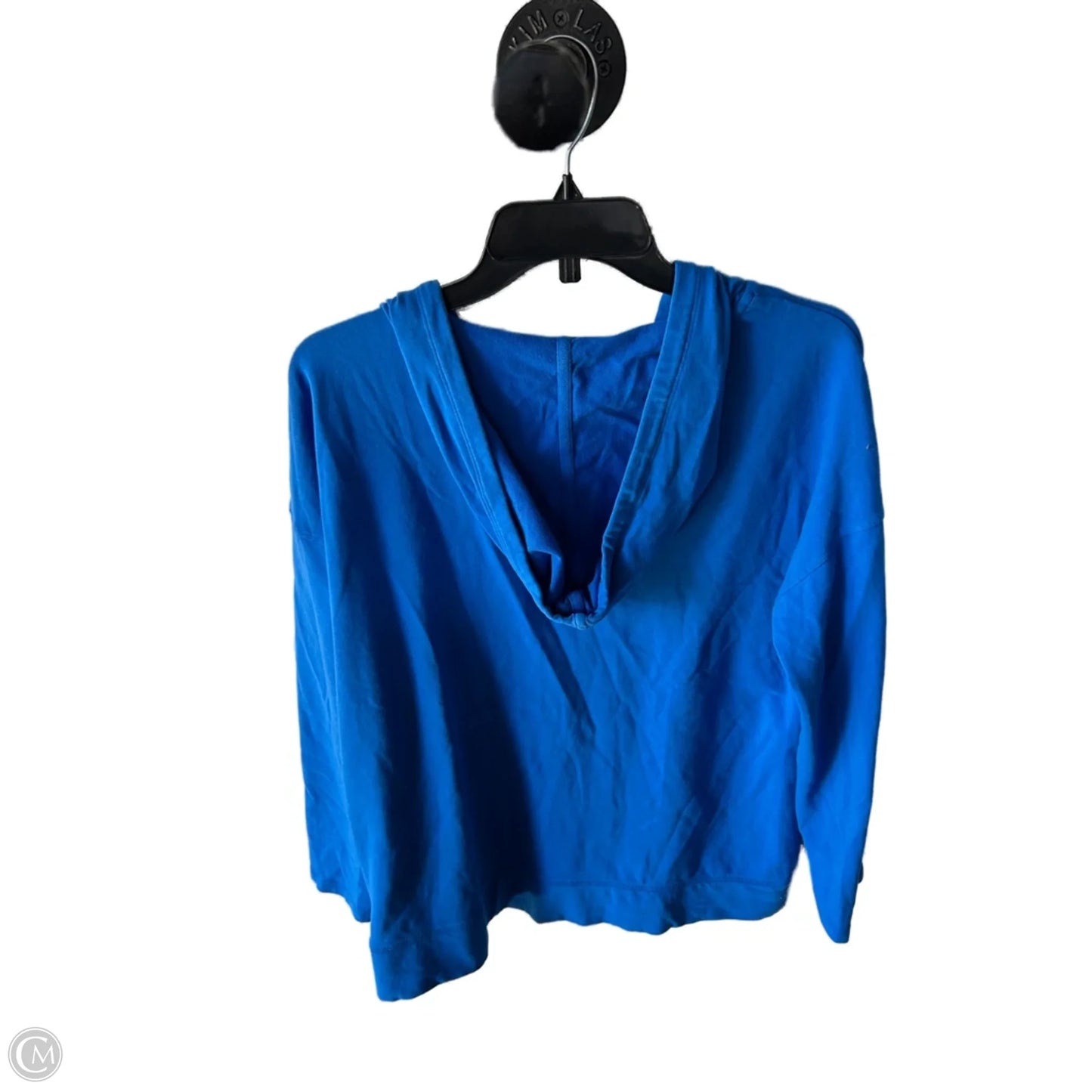 Sweatshirt Hoodie By Talbots In Blue, Size: M