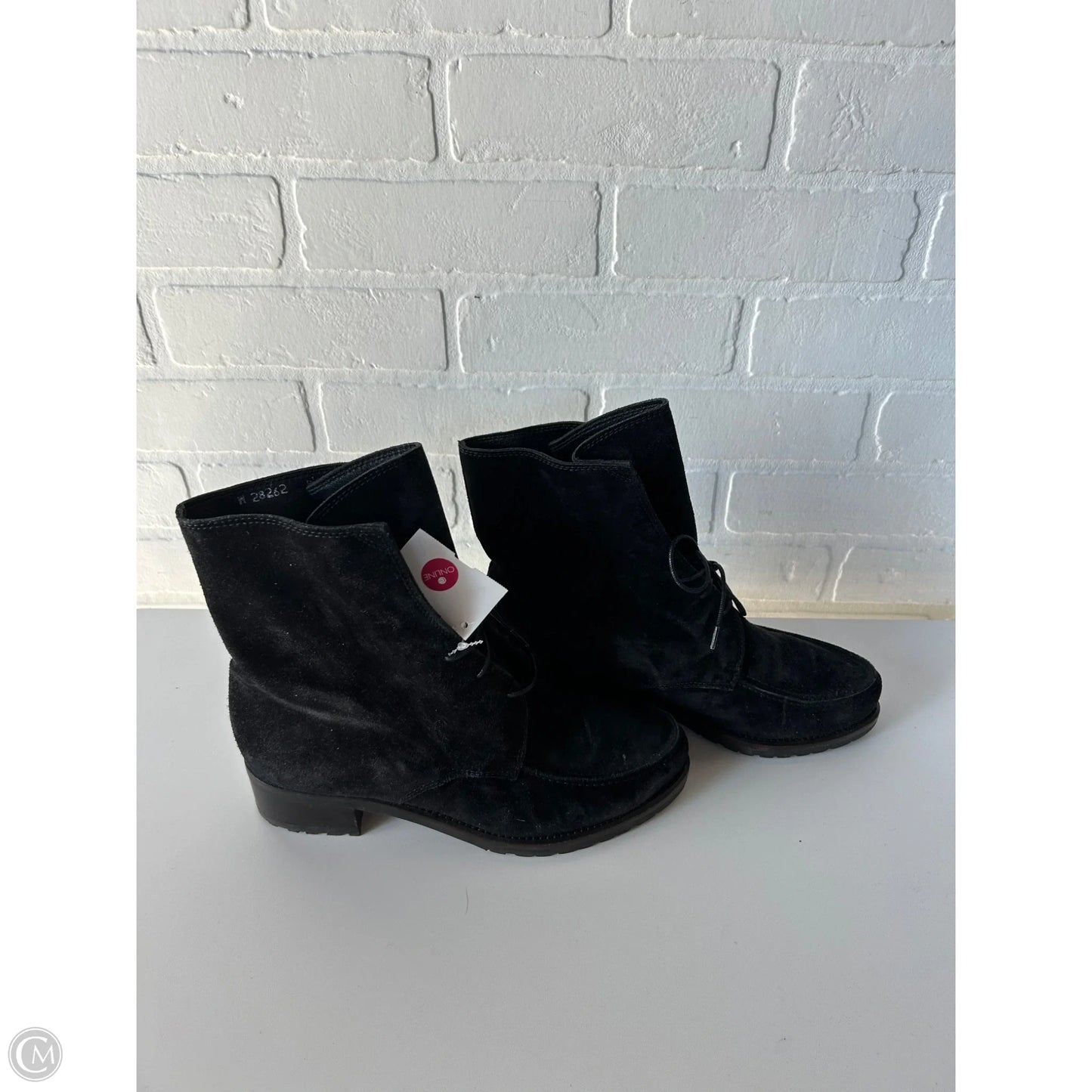 Boots Designer By Stuart Weitzman In Black, Size: 8.5