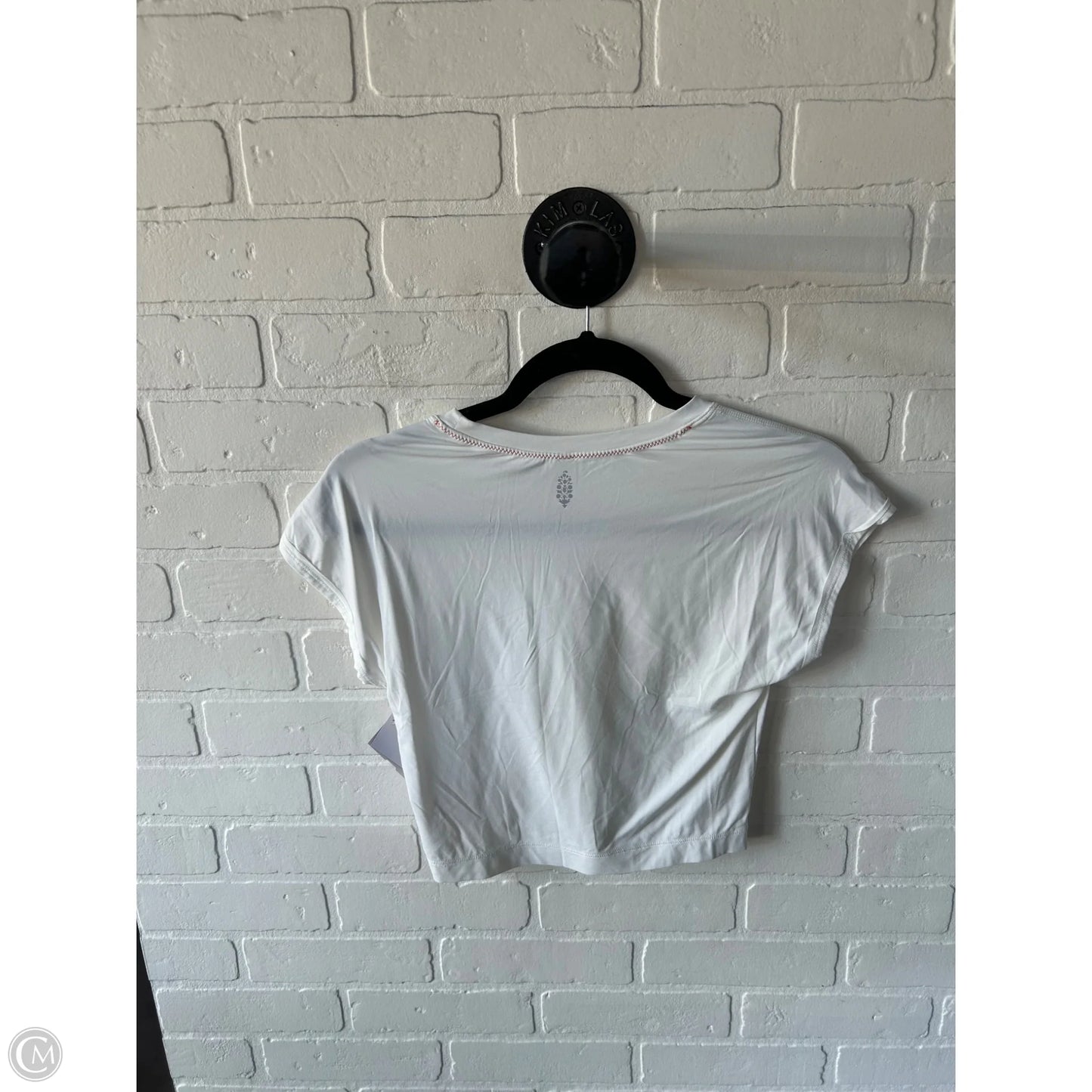 Athletic Top Short Sleeve By Free People In White, Size: L