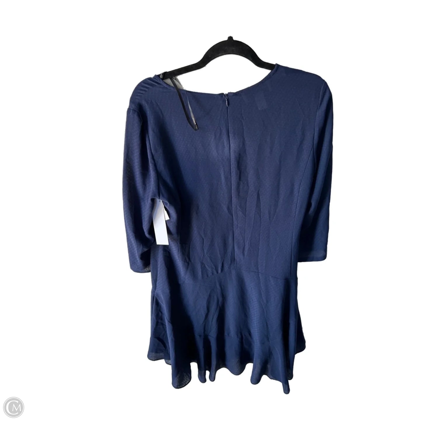 Dress Casual Short By Donna Morgan In Blue, Size: M