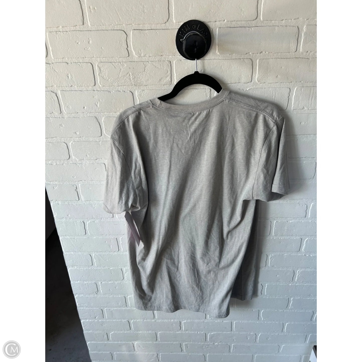 Top Short Sleeve Basic By Next Level In Grey, Size: L