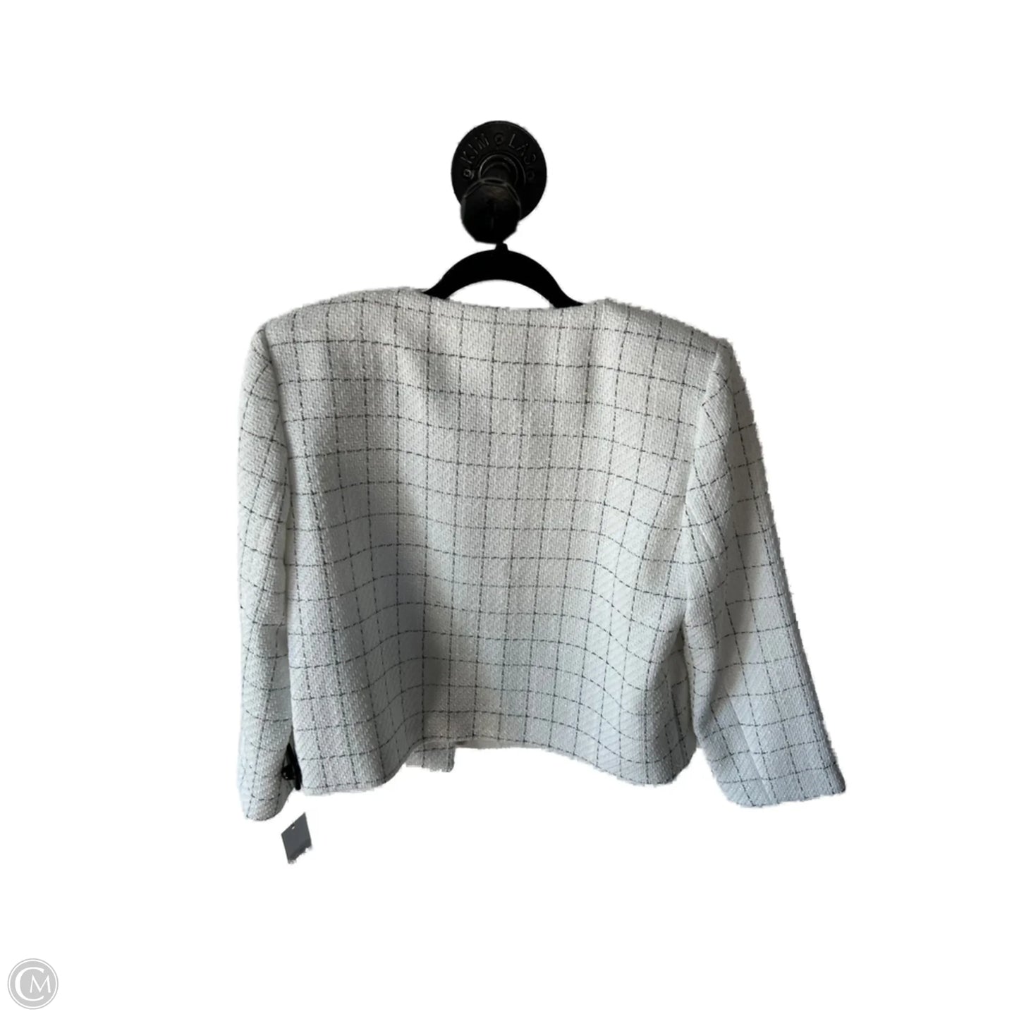Blazer By Calvin Klein In Black & White, Size: L
