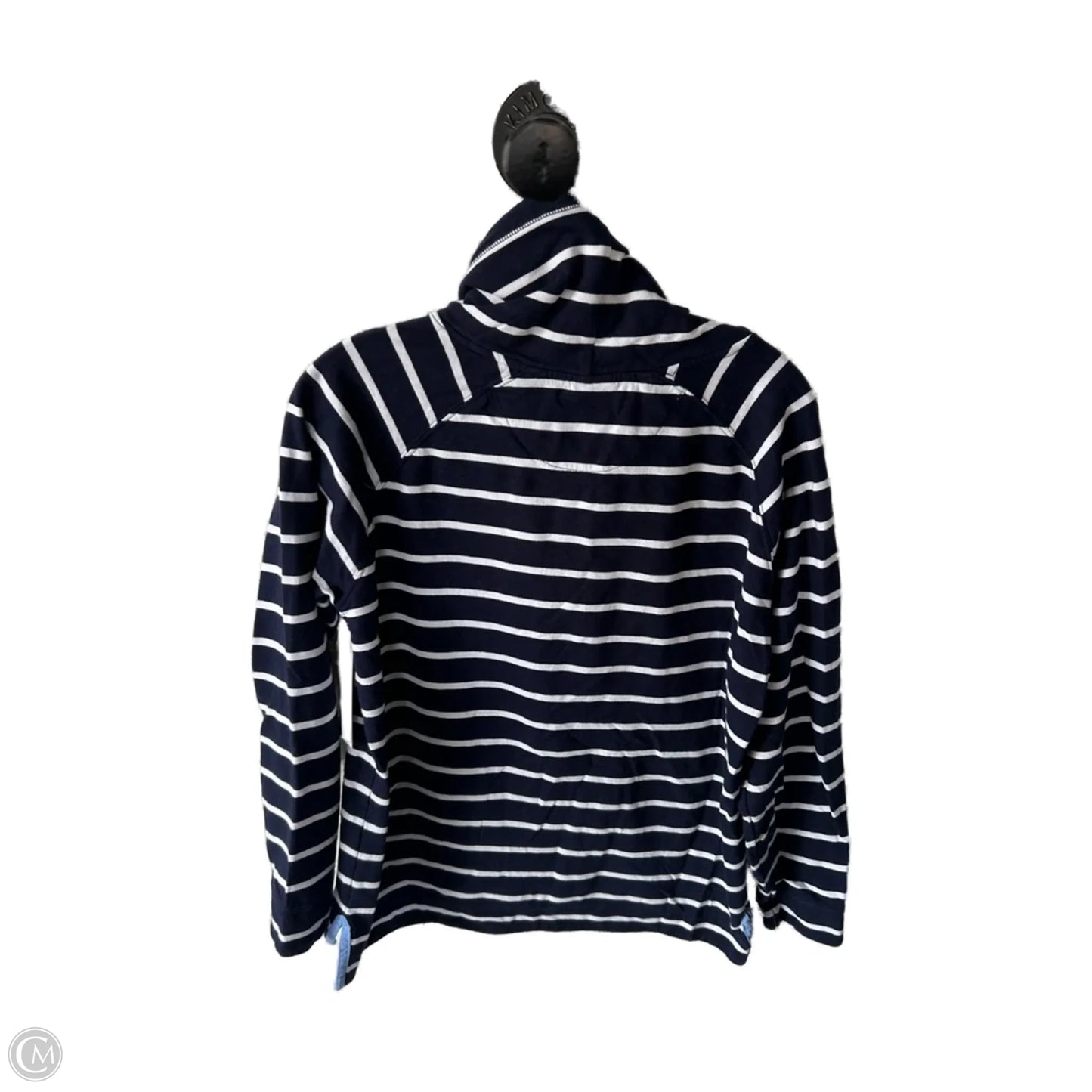 Top Long Sleeve By Clothes Mentor In Blue & White, Size: S