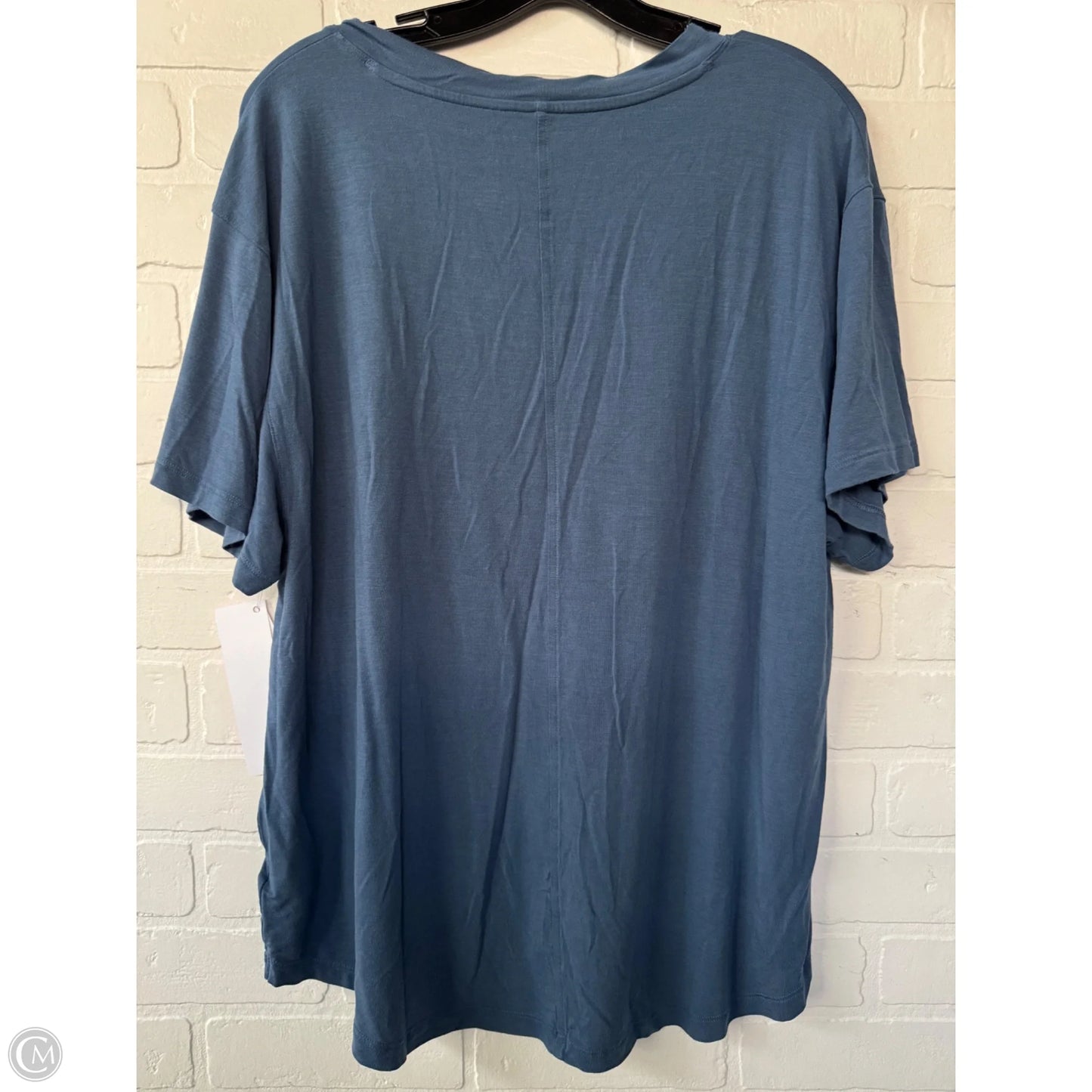 Top Sleeveless Basic By American Eagle In Blue, Size: Xxl