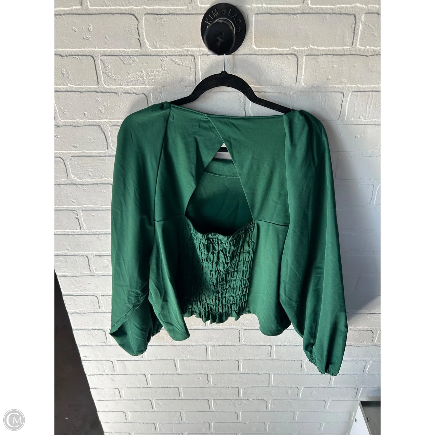 Top Long Sleeve By Banana Republic In Green, Size: Xxl