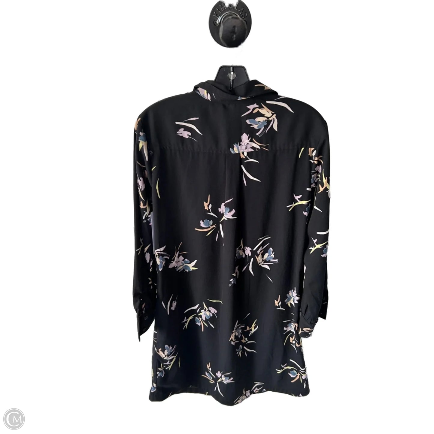 Dress Casual Midi By A New Day In Black & Blue, Size: M