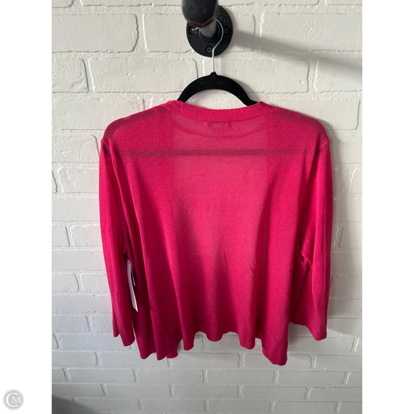 Cardigan By C Est. 1946 In Pink, Size: Xl