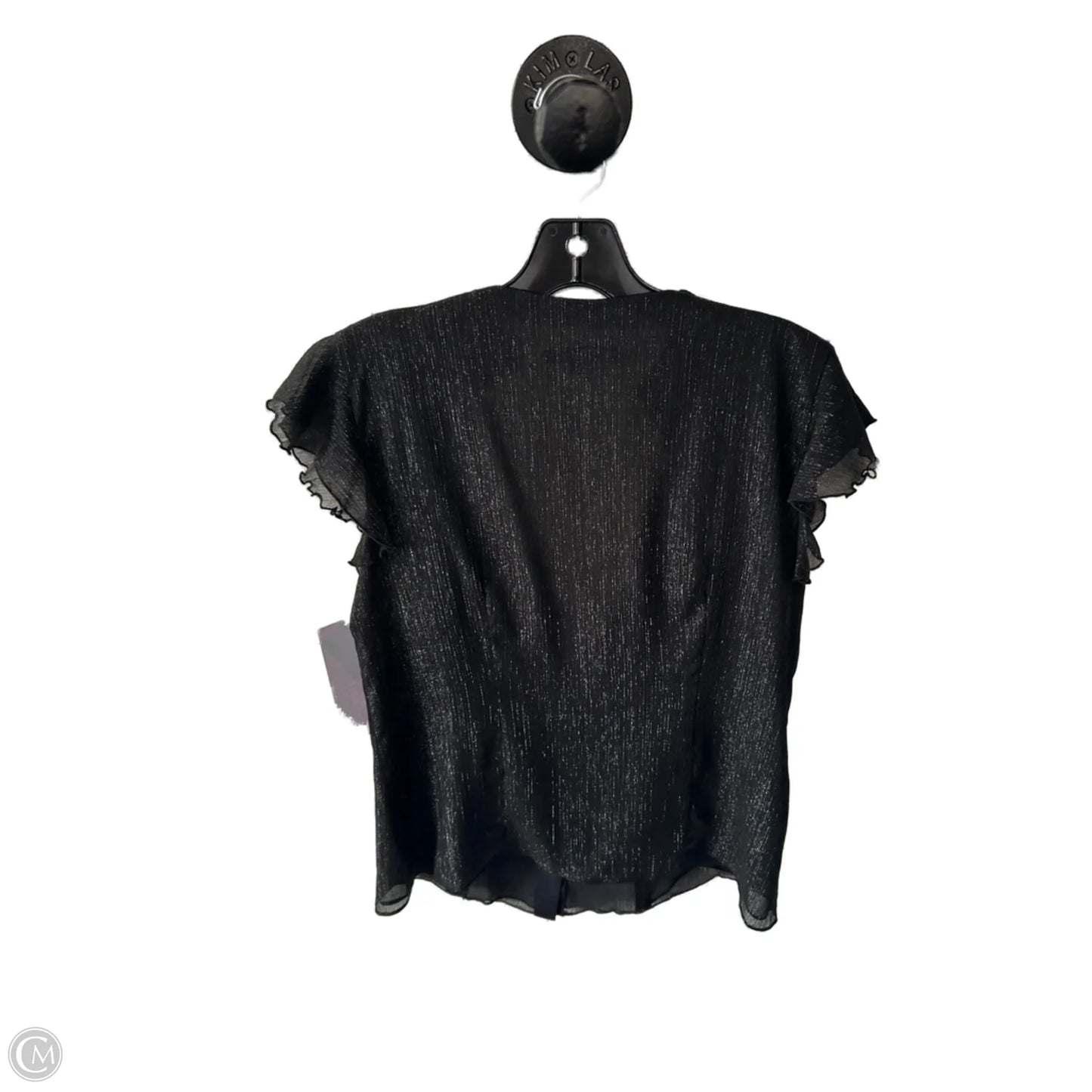 Top Short Sleeve By Nanette By Nanette Lepore In Black, Size: M