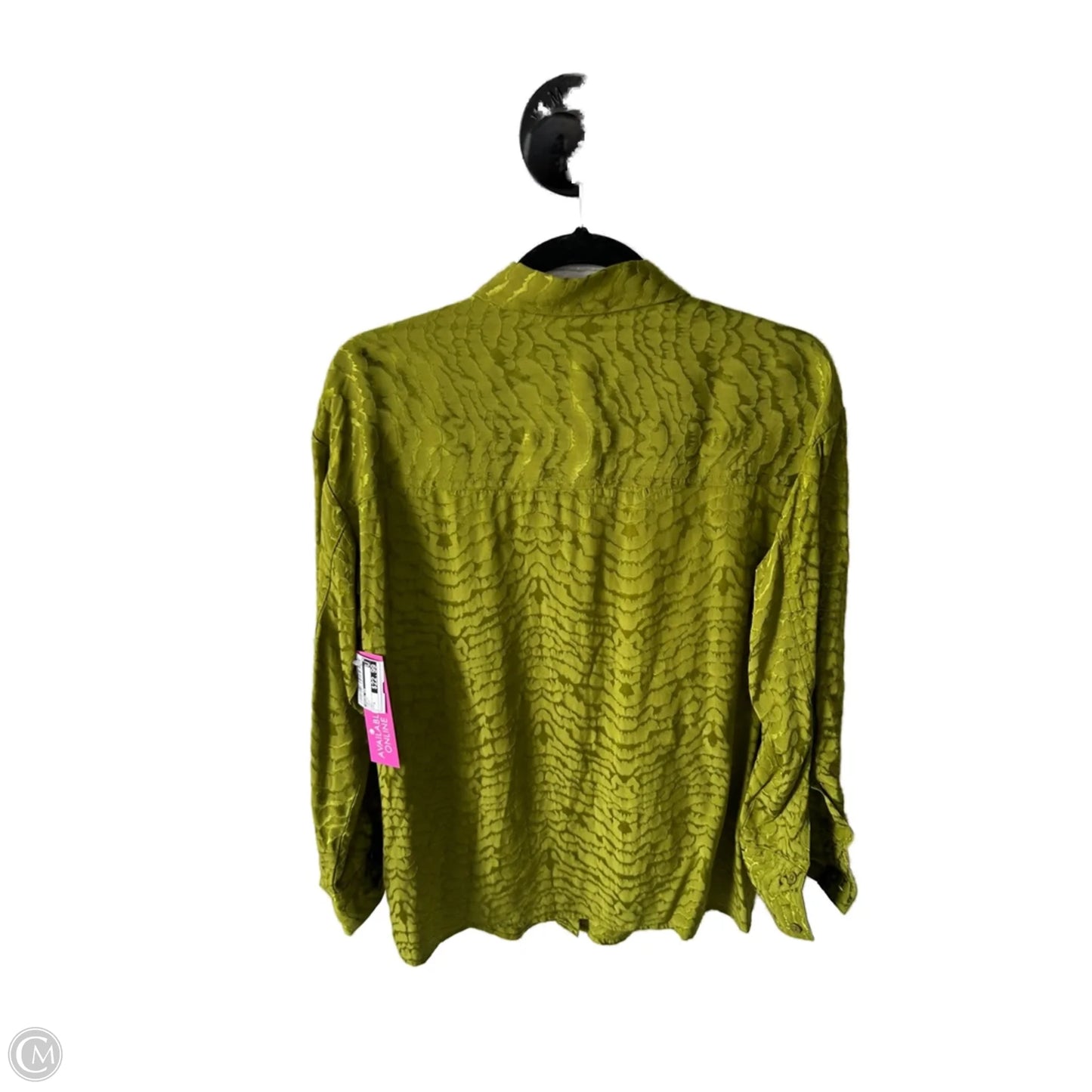 Top Long Sleeve By Rachel Zoe In Green, Size: S