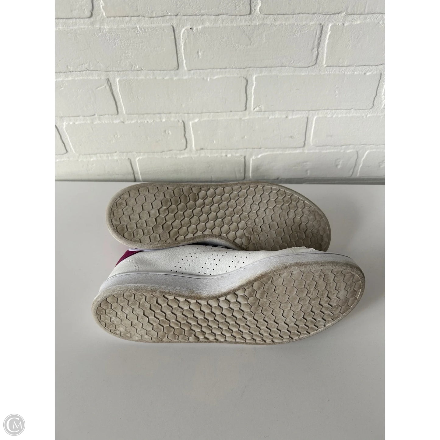 Shoes Sneakers By Adidas In Pink & White, Size: 10