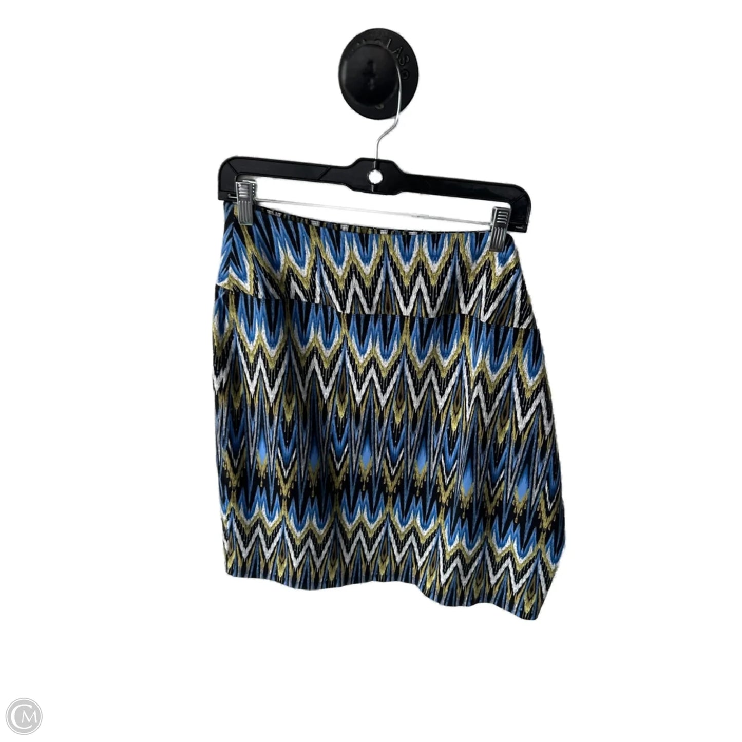 Skirt Mini & Short By J. Jill In Blue & Yellow, Size: 12