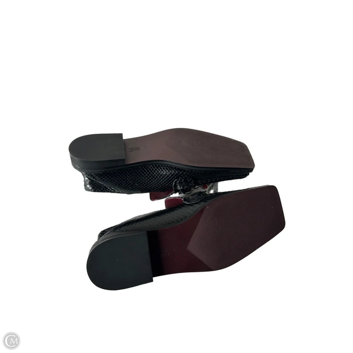 Shoes Flats By Zara In Black, Size: 8